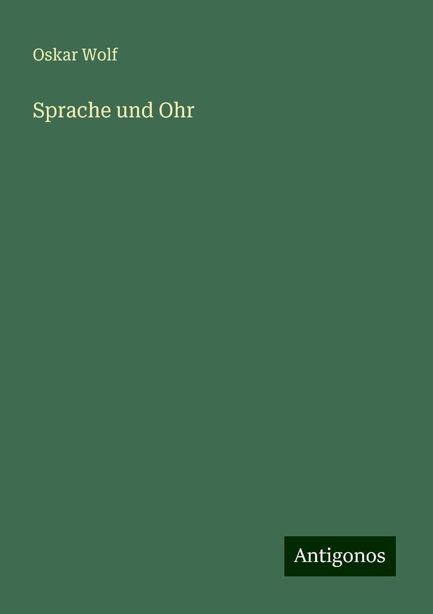 Sprache und Ohr