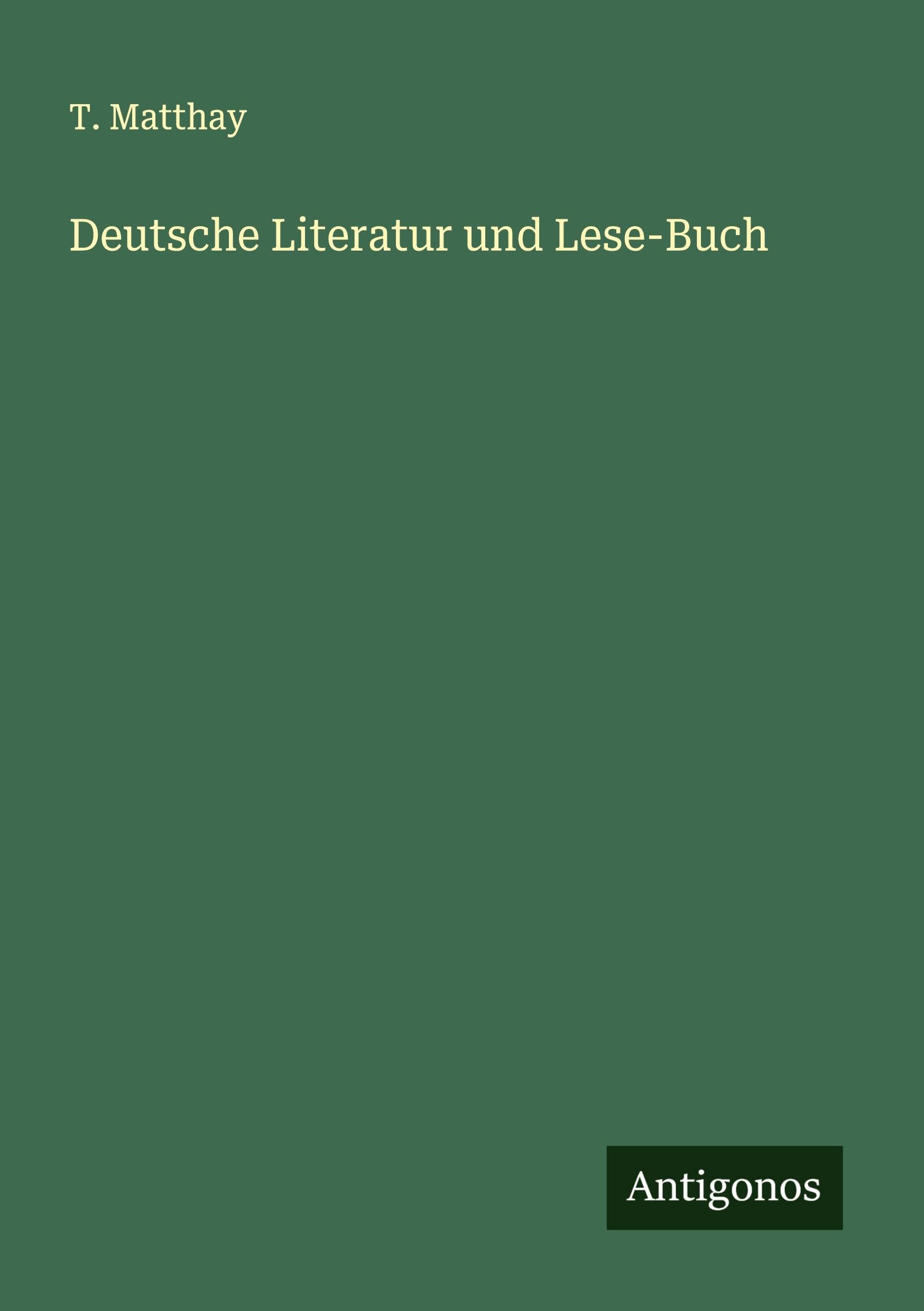 Deutsche Literatur und Lese-Buch