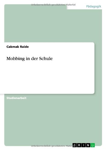 Mobbing in der Schule