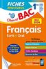 Français écrit + oral 1re STMG, STI2D, ST2S, STED2A, STHR, STL : fiches détachables : bac 2024