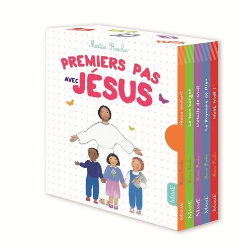 Premiers Pas Avec Jésus : Coffret 5 Volumes : Noël, Noël ! ; Jésus Enfant ; Le Bon Berger ; L'étoile De Noël ; Le Royaume De Dieu
