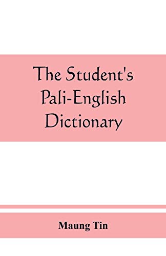 The student's Pali-English dictionary