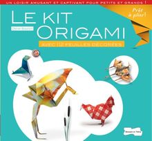 Le kit origami : avec 112 feuilles décorées