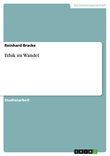 Ethik im Wandel