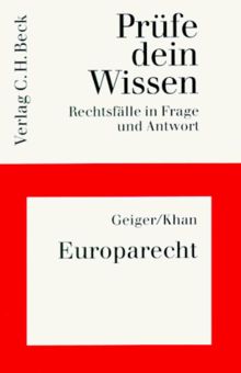 Prüfe dein Wissen, H.27, Europarecht