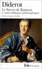 Le Neveu de Rameau, et autres dialogues philosophiques (Folio)