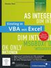 Einstieg in VBA mit Excel: Für Microsoft Excel 2002 bis 2013 (Galileo Computing)