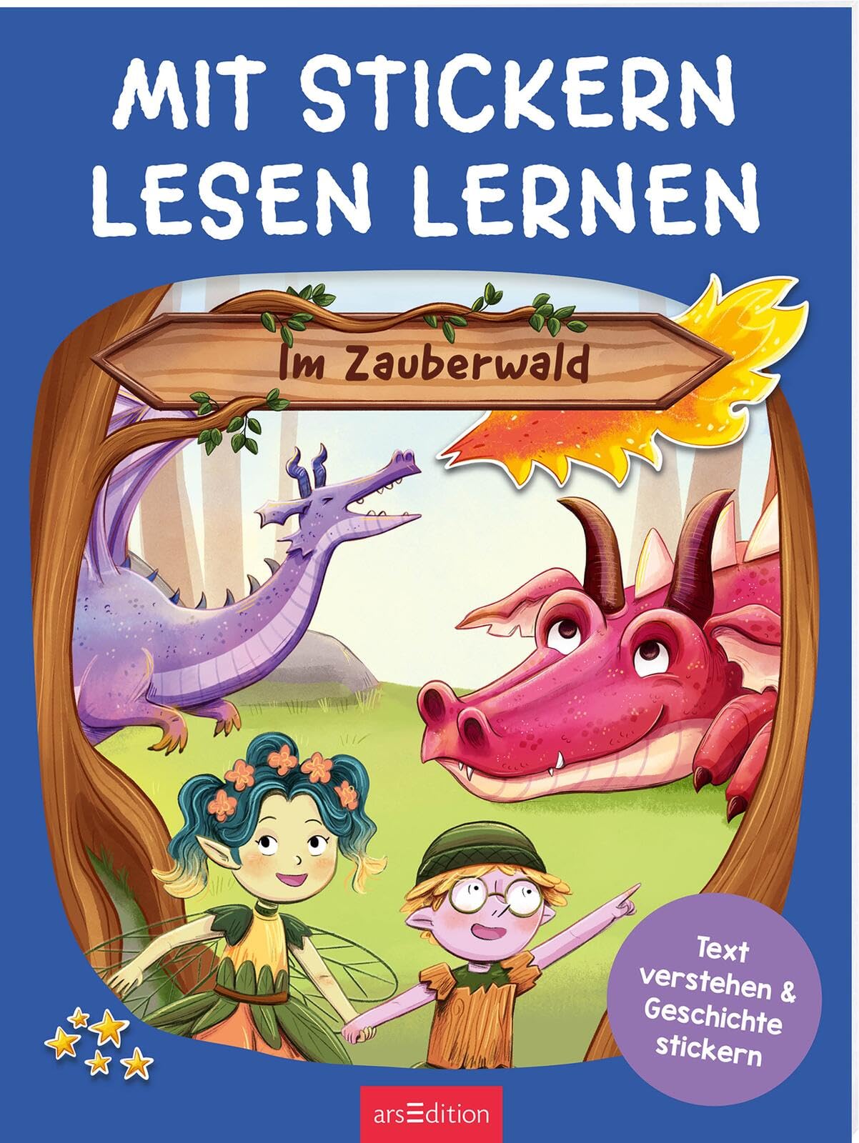 Moser, Annette/Mit Stickern Lesen lernen - Im Zauberwald - Neuware