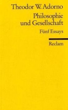 Philosophie und Gesellschaft: Fünf Essays