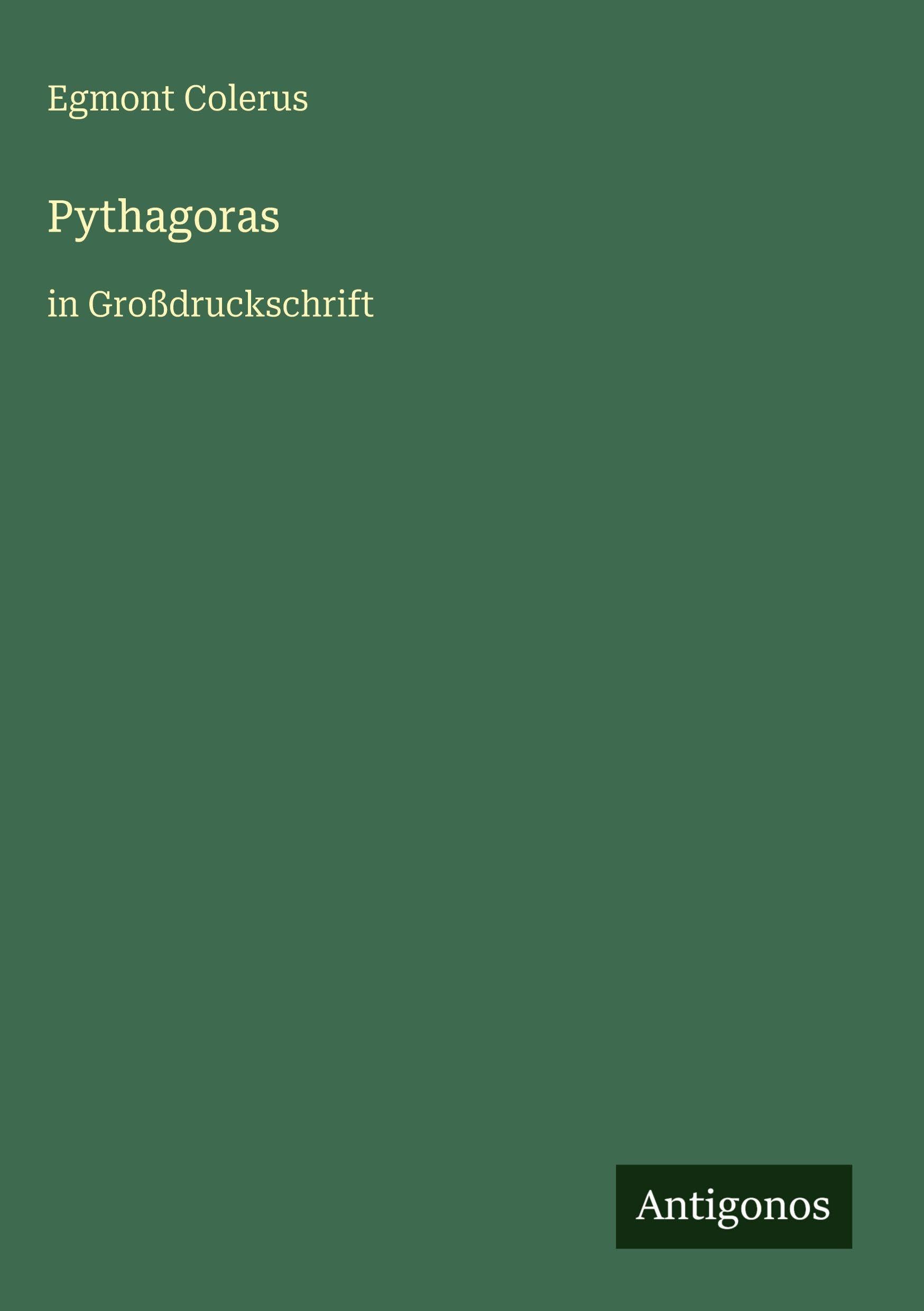Pythagoras: in Großdruckschrift