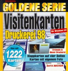 Goldene Serie. Visitenkarten- Druckerei. CD- ROM für Windows 95