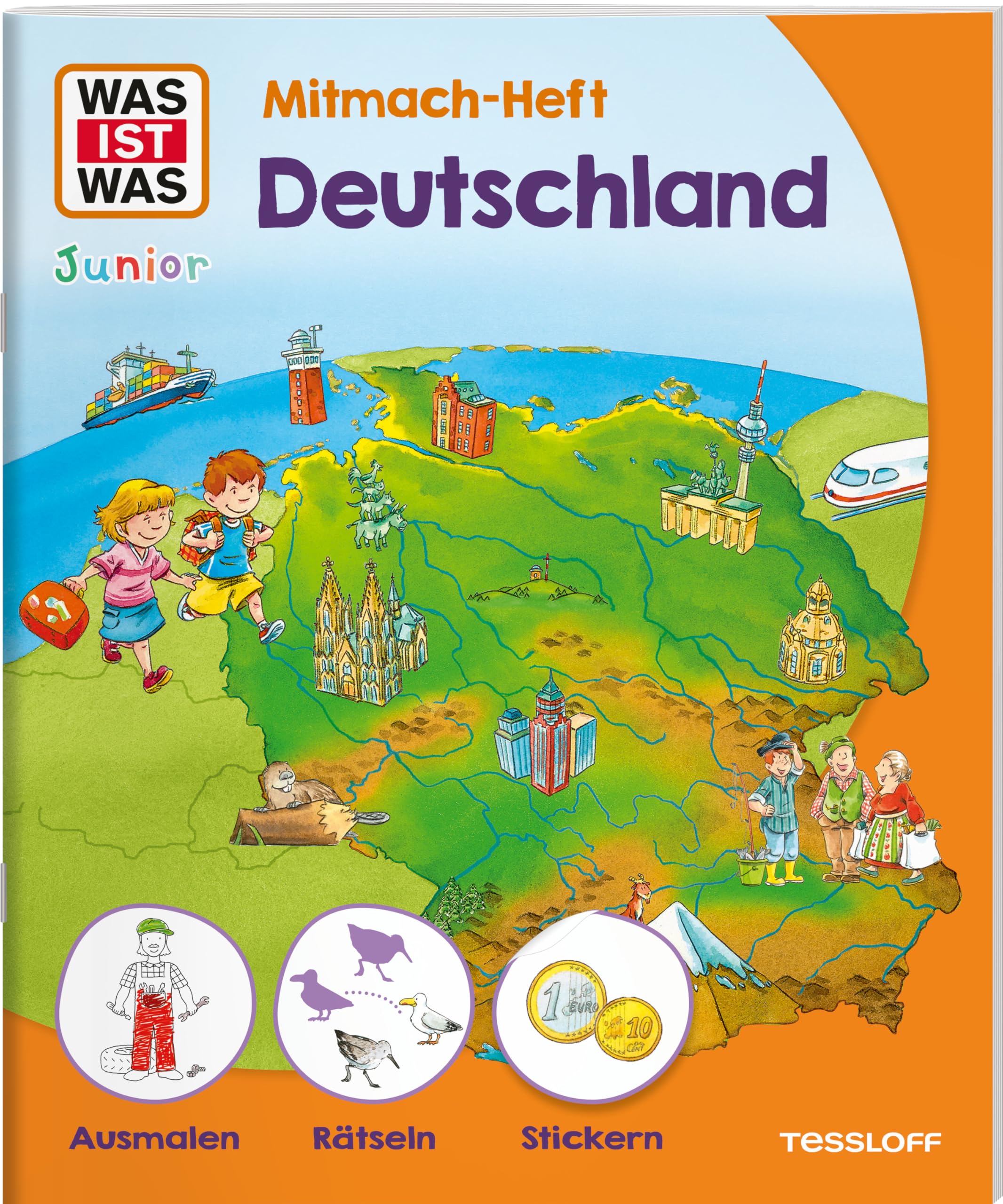 WAS IST WAS Junior Mitmach-Heft Deutschland (WAS IST WAS Junior Mitmach-Hefte)