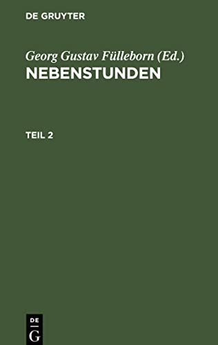 Nebenstunden, Teil 2, Nebenstunden Teil 2