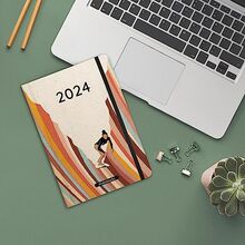 matabooks – Nachhaltiger A5 Kalender/Jahresplaner/Organizer/Terminkalender aus Graspapier – Samaya (Coral) von Matabooks  | Buch | Zustand gut