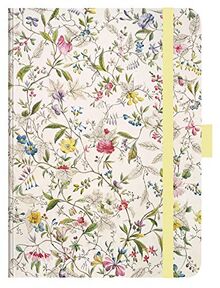 Premium Timer Big "Wild Flowers" 2024: Hochwertiger Buchkalender. Terminplaner mit Wochenkalendarium, Gummiband und Stifthalter. 12 x 17 cm