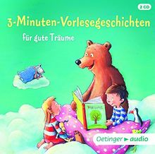 3-Minuten-Vorlesegeschichten für gute Träume (2CD)