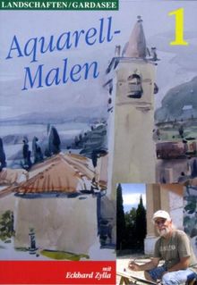 Aquarell-Malen / Landschaften - Gardasee, Teil 1
