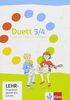 Duett 3-4: 3 Audio-CDs und 1 DVD zum Schülerbuch Klasse 3/4 (Duett. Allgemeine Ausgabe ab 2016)