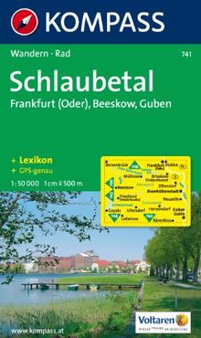 Schlaubetal, Frankfurt (Oder), Beeskow, Guben: 1:50.000. Spezial Wander-, Rad- und Reitwegekarte. GPS-genau