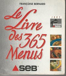 Le livre des 365 menus