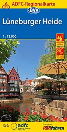 ADFC-Regionalkarte Lüneburger Heide, 1:75.000, reiß- und wetterfest, GPS-Tracks Download (ADFC-Regionalkarte 1:75000)