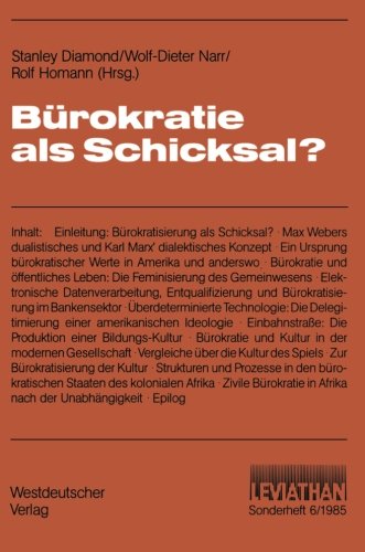 Bürokratie als Schicksal?