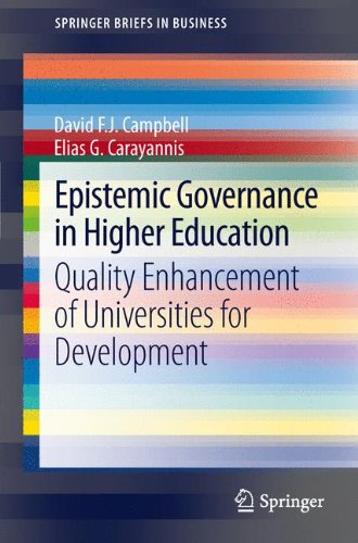 Epistemic Governance in Higher Education: Quality Enhancement of Universities for Development (Springer Briefs in Business)