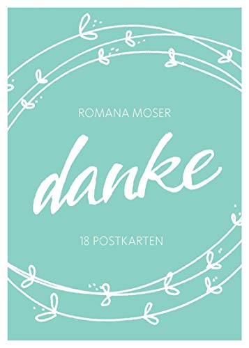 Danke: 18 kalligrafische Postkarten im Vintage-Karton