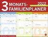 3-Monats-Familienplaner: Jedes Quartal auf einen Blick