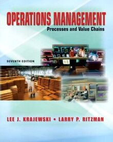Operations Management: Processes and Value Chains: United States Edition