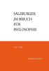 Salzburger Jahrbuch für Philosophie: LXI - 2016