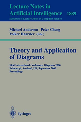 Theory and Application of Diagrams: First International Conference, Diagrams 2000, Edinburgh, Scotland, UK, September 1-3, 2000 Proceedings (Lecture Notes in Computer Science, 1889, Band 1889)