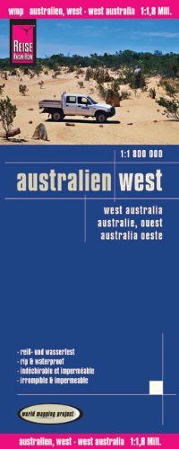 Reise Know-How Landkarte Australien, West (1:1.800.000): world mapping project (118m)