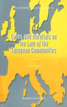 Plender And Usher's Cases And Materials On The Law Of The European Communities