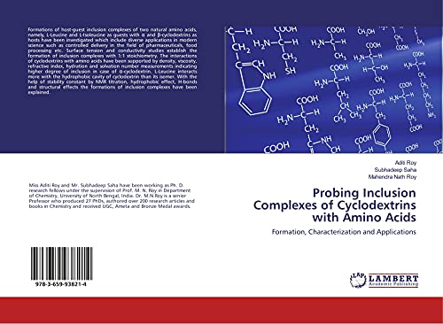 Probing Inclusion Complexes of Cyclodextrins with Amino Acids: Formation, Characterization and Applications