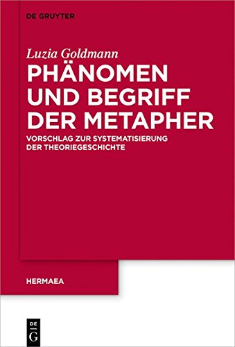 Phänomen und Begriff der Metapher: Vorschlag zur Systematisierung der Theoriegeschichte (Hermaea. Neue Folge, Band 145)