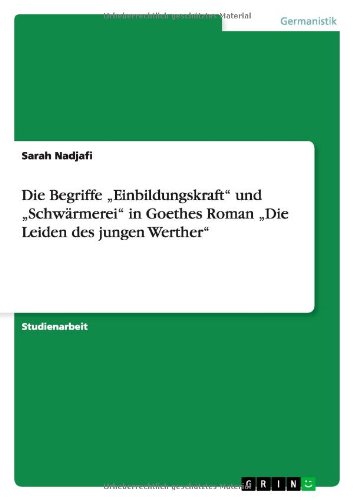 Die Begriffe Einbildungskraft und Schwärmerei in Goethes Roman Die Leiden des jungen Werther