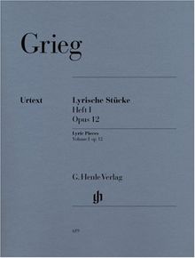 Lyrische Stücke Heft I, op. 12. Klavier: Klavier zu zwei Händen