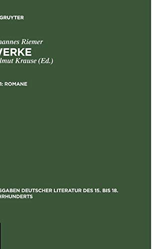 Werke. (1979-1987), Band 1: Romane