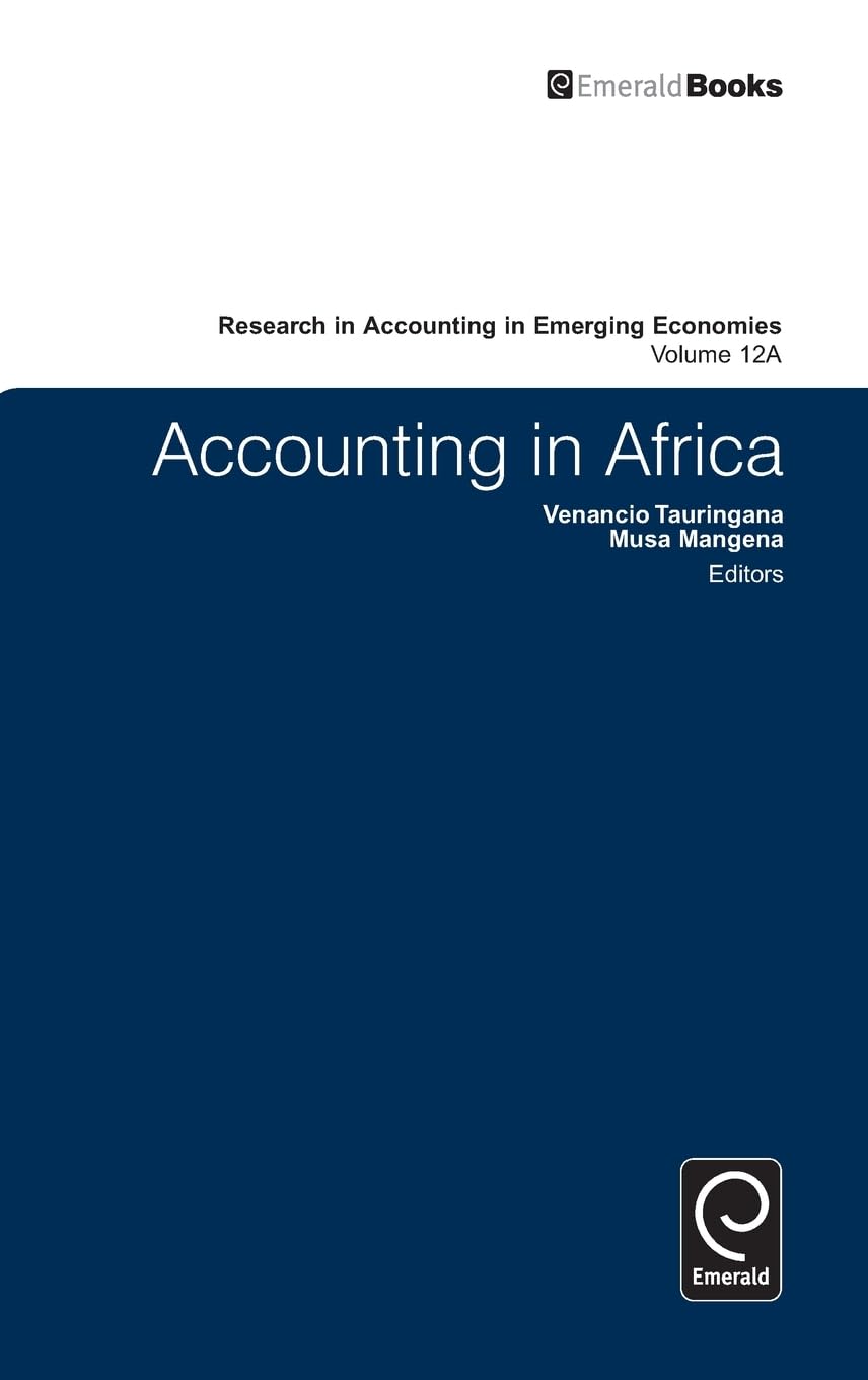 Accounting in Africa (Research in Accounting in Emerging Economies, 12A, Band 12)