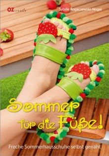 Sommer für die Füße!: Freche Sommerhausschuhe selbst genäht