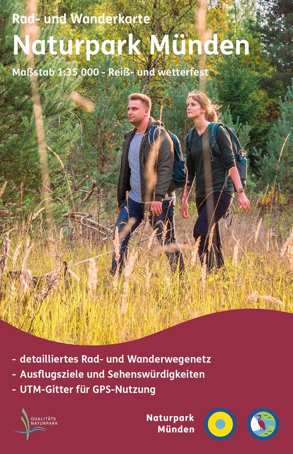 Naturpark Münden: Rad- und Wanderkarte