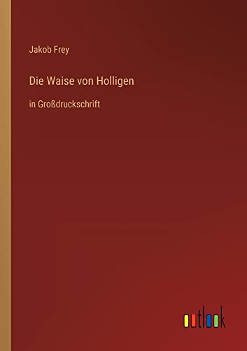Die Waise von Holligen: in Großdruckschrift