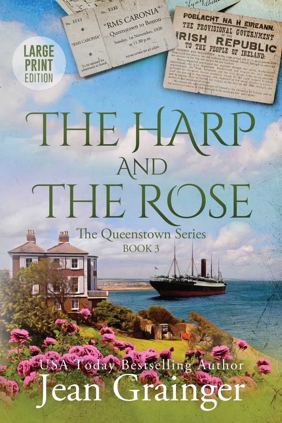 The Harp and the Rose: The Queenstown Series - Book 3 Large Print