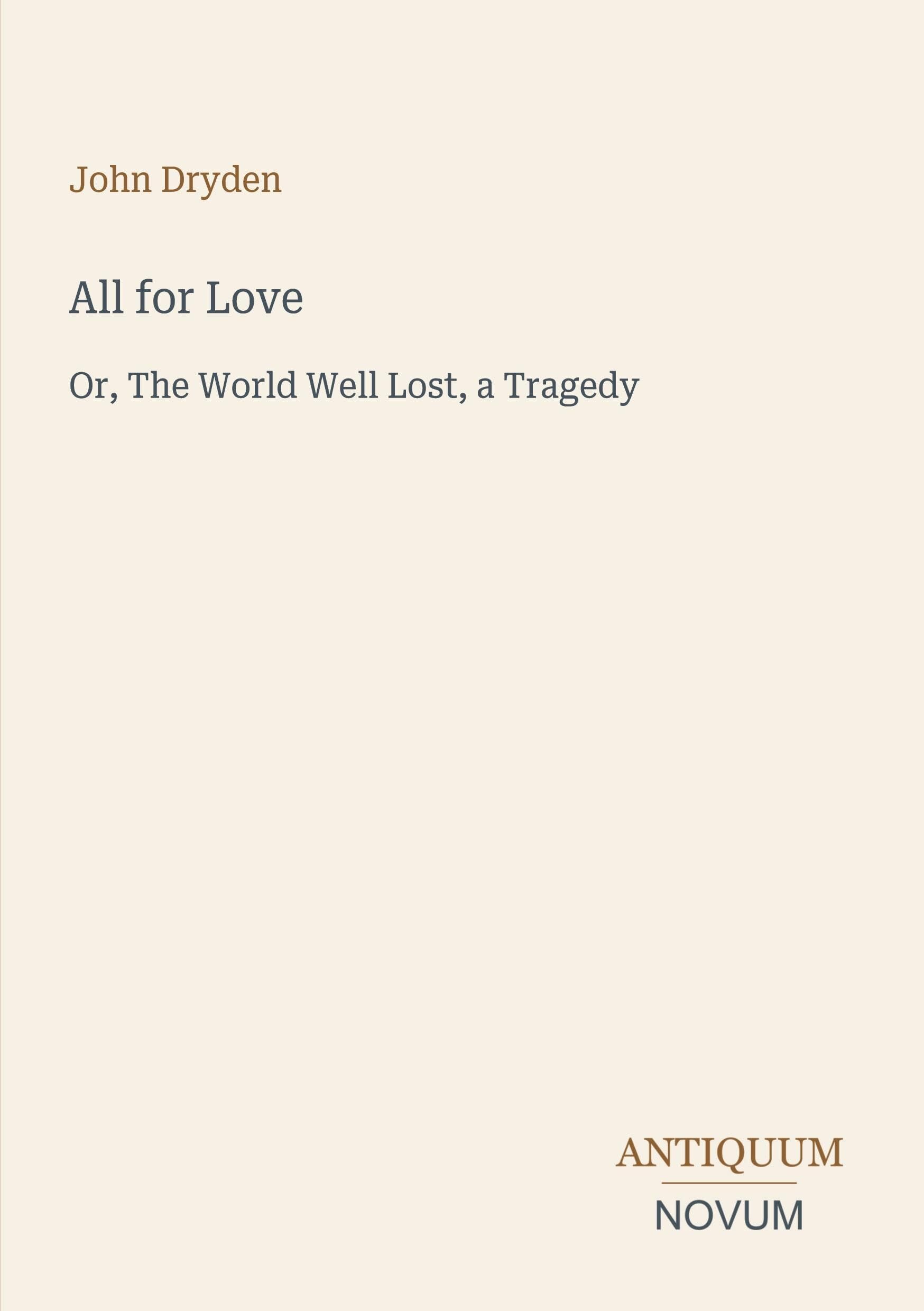All for Love