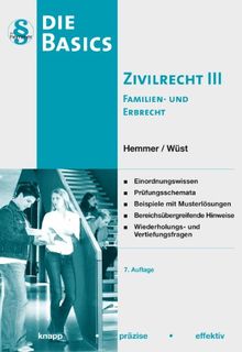 Basics Zivilrecht III - Familien- und Erbrecht