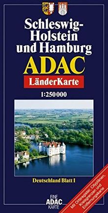 ADAC Karte, Schleswig-Holstein (ADAC BundesländerKarten Deutschland)