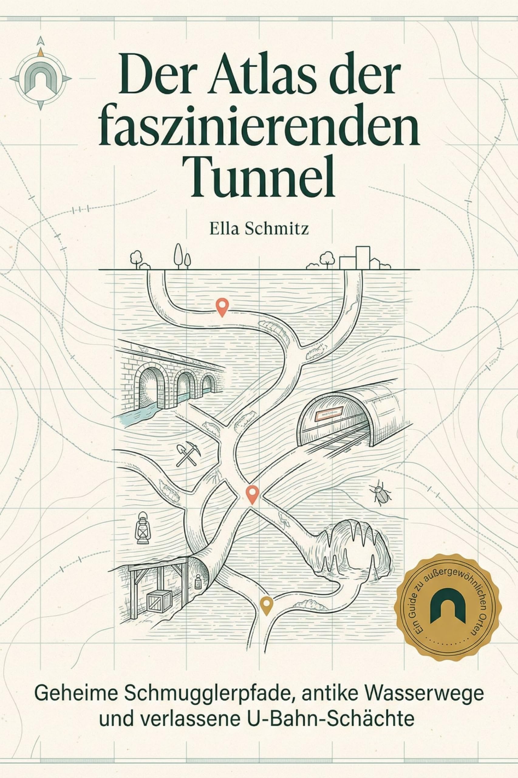 Der Atlas der faszinierenden Tunnel: Geheime Schmugglerpfade, antike Wasserwege und verlassene U-Bahn-Schächte. Ein Buch für Entdecker, Ingenieure und Urban Explorer