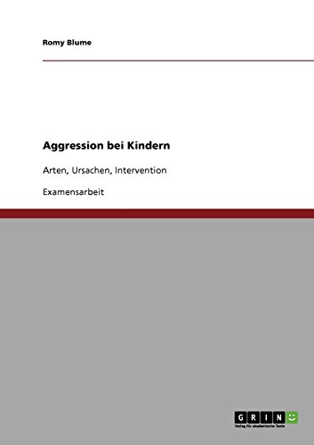 Aggression bei Kindern: Arten, Ursachen, Intervention