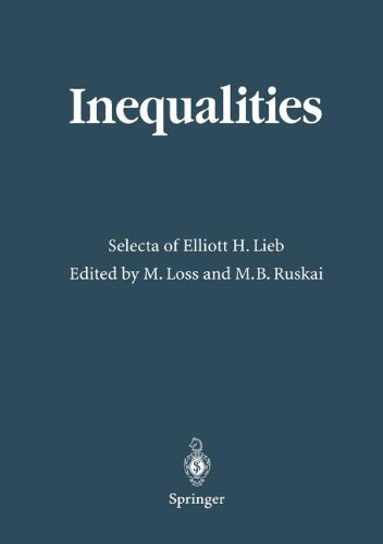 Inequalities: Selecta of Elliott H. Lieb